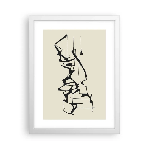 Plakat w białej ramie - Być może pejzaż - 30x40 cm