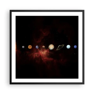 Plakat w czarnej ramie - Nasza okolica - 60x60 cm