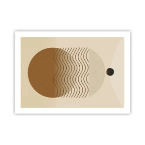 Plakat - O pochodzeniu figur geometrycznych - 70x50 cm