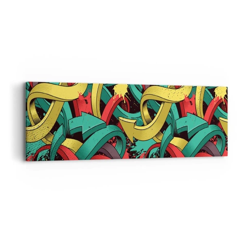 Obraz na płótnie - Którędy do celu? - 90x30 cm