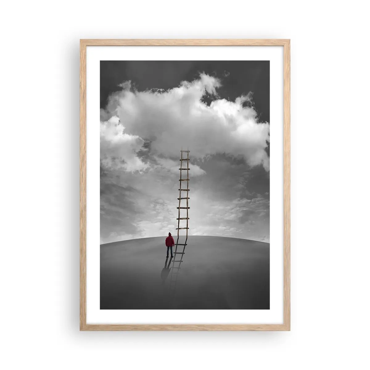 Plakat w ramie jasny dąb - Wszystko możliwe - 50x70 cm