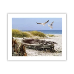 Plakat - Skąpane wiatrem - 50x40 cm