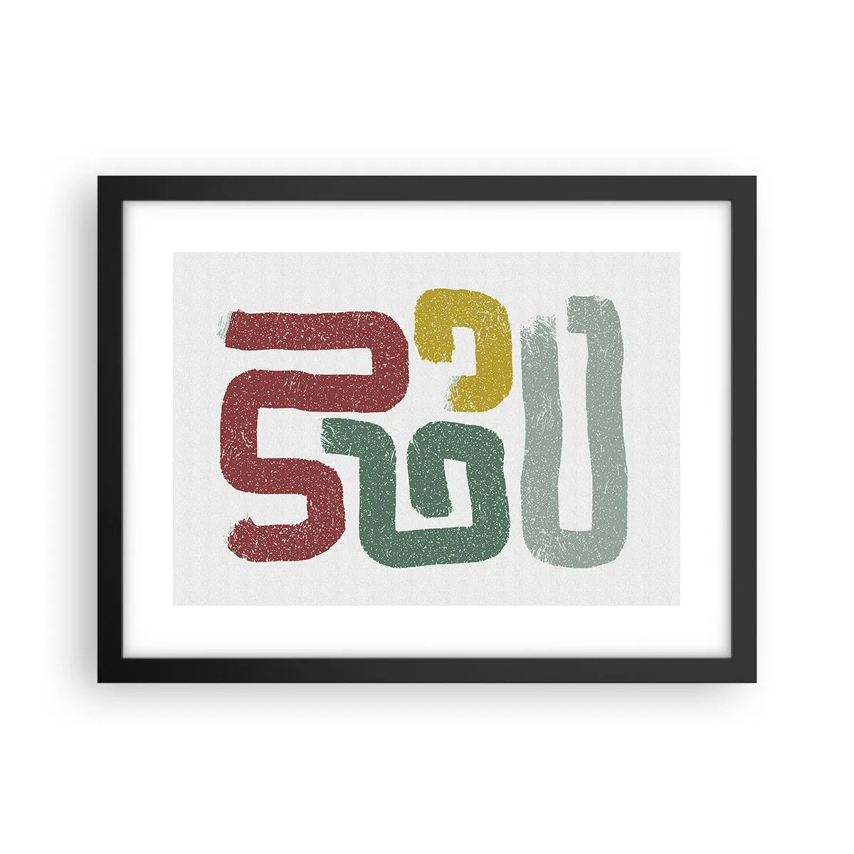 Plakat w czarnej ramie - W nieznanym języku - 40x30 cm