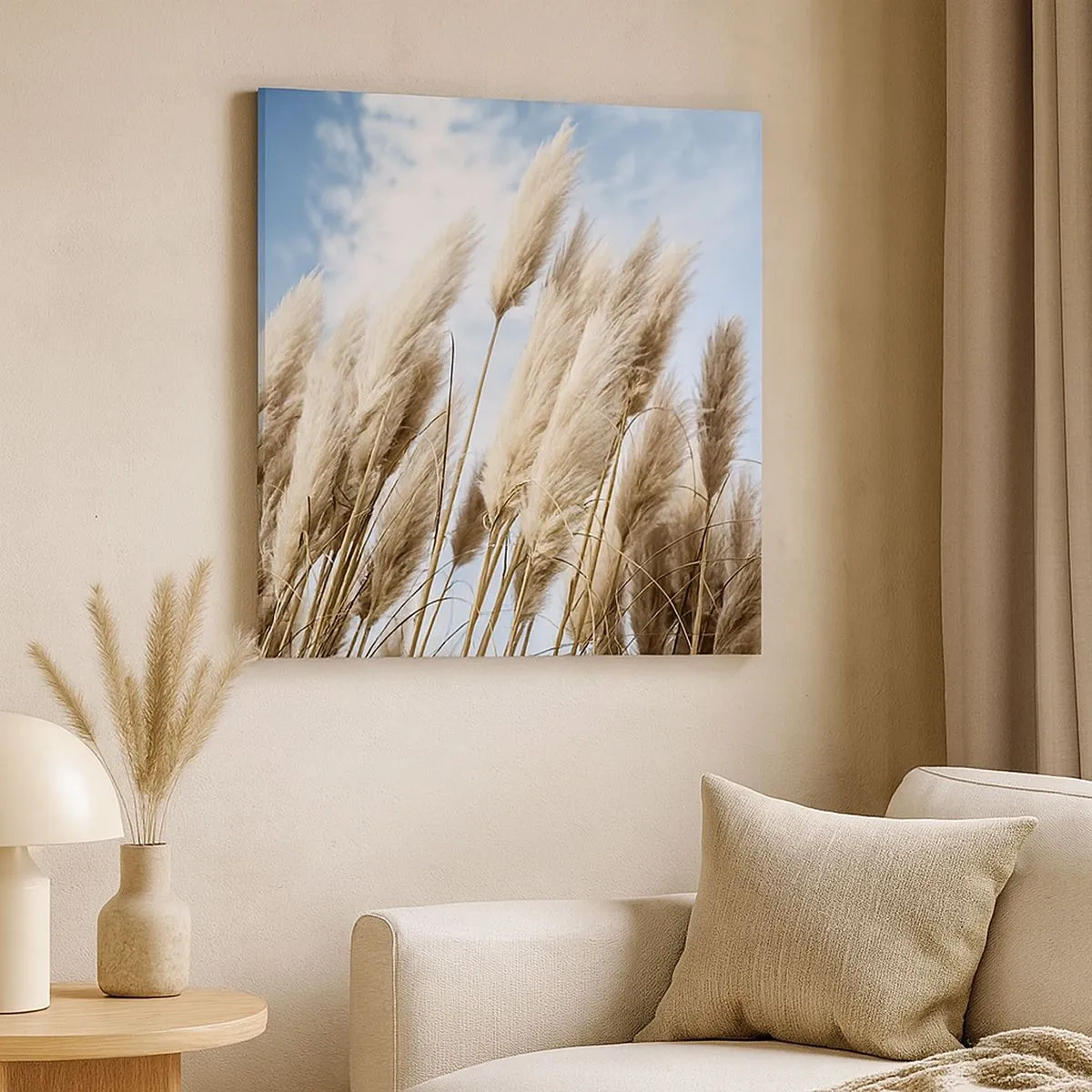 Obraz na płótnie - Słoneczna i wietrzna pieszczota - 30x30 cm