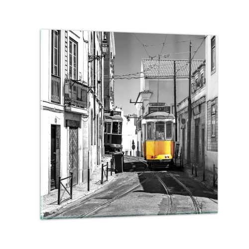 Obraz na szkle - Duch Lizbony - 60x60 cm