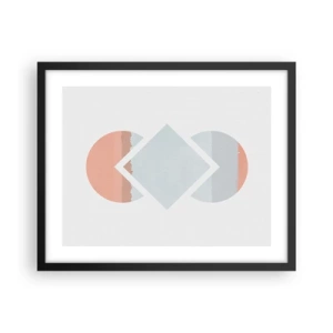 Plakat w czarnej ramie - Sytuacja jest jasna - 50x40 cm