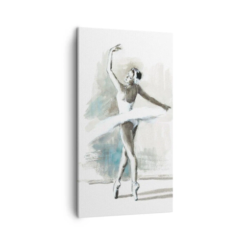 Obraz na płótnie - Zaklęta w łabędzia - 45x80 cm