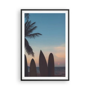 Plakat w czarnej ramie - Jutro też będzie zabawa - 61x91 cm