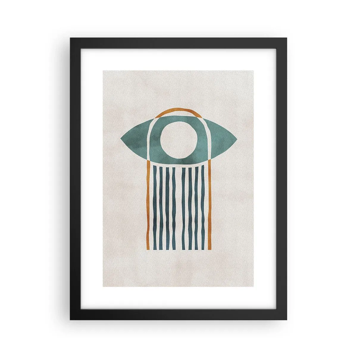 Plakat w czarnej ramie - Znaki i rytuały - 30x40 cm