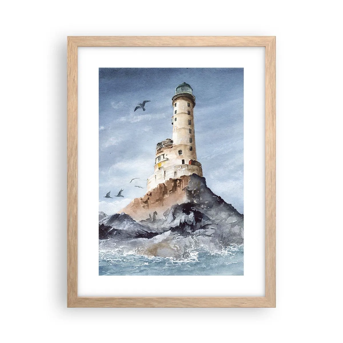 Plakat w ramie jasny dąb - Niezwyciężona - 30x40 cm