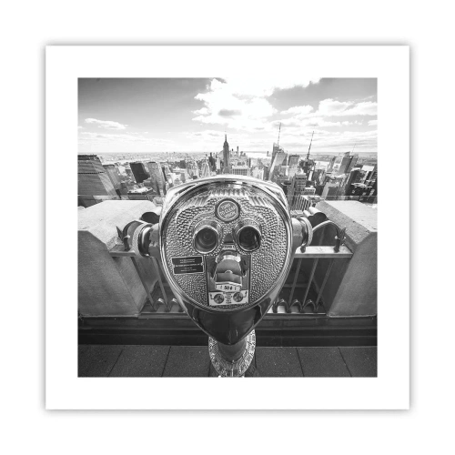 Plakat - Miasto nad miastami - 40x40 cm