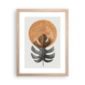 Plakat w ramie jasny dąb - Zawsze słońce - 30x40 cm