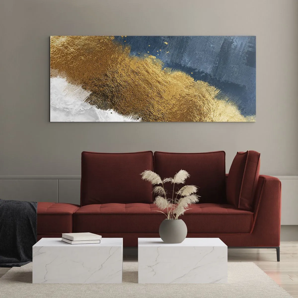 Obraz na szkle - Barwy lata - 90x30 cm