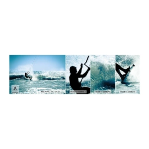 Fototapeta Próbka Samoprzylepna Deluxe Sticker - Daj się ponieść - Sport, Kitesurfing, Morze - 100x30 cm