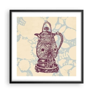 Plakat w czarnej ramie - Uroda codzienności - 50x50 cm