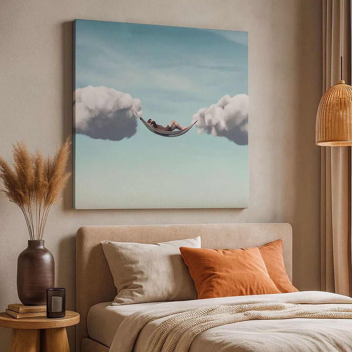 Obraz na płótnie - Błogość chwili - 30x30 cm