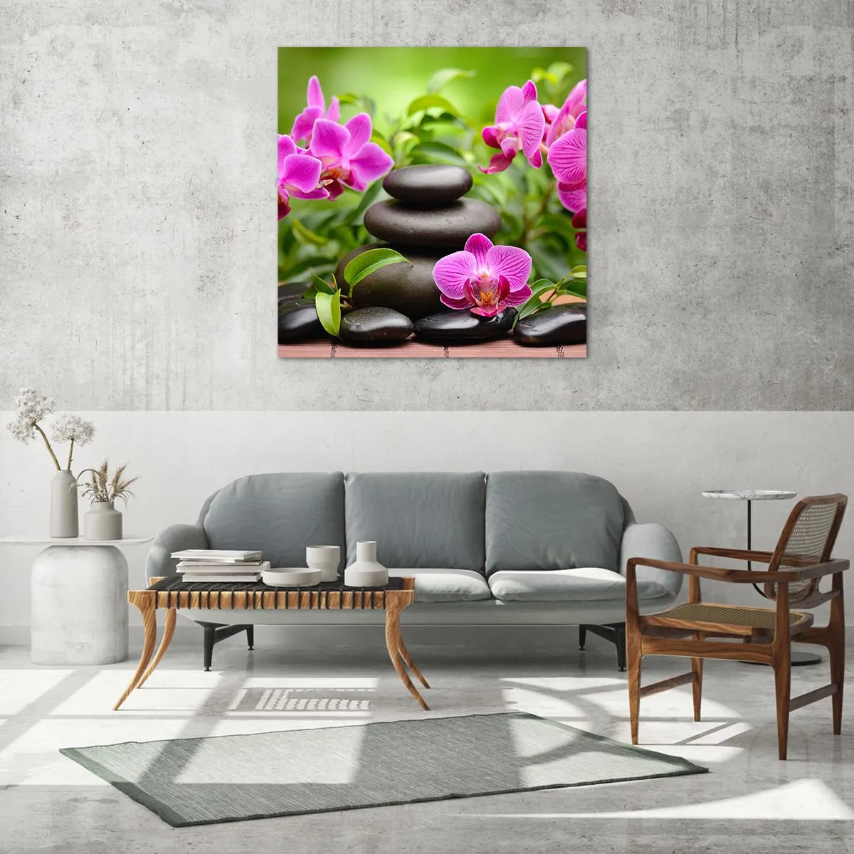 Obraz na szkle - Piramida spokoju - 60x60 cm