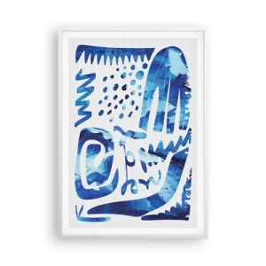 Plakat w białej ramie - Powrót do korzeni - 70x100 cm