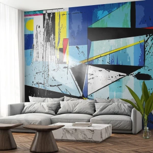 Fototapeta Premium Canvas - Patrzeć na świat pod kątem... - Abstrakcja, Sztuka, Nowoczesny Wzór - 450x315 cm