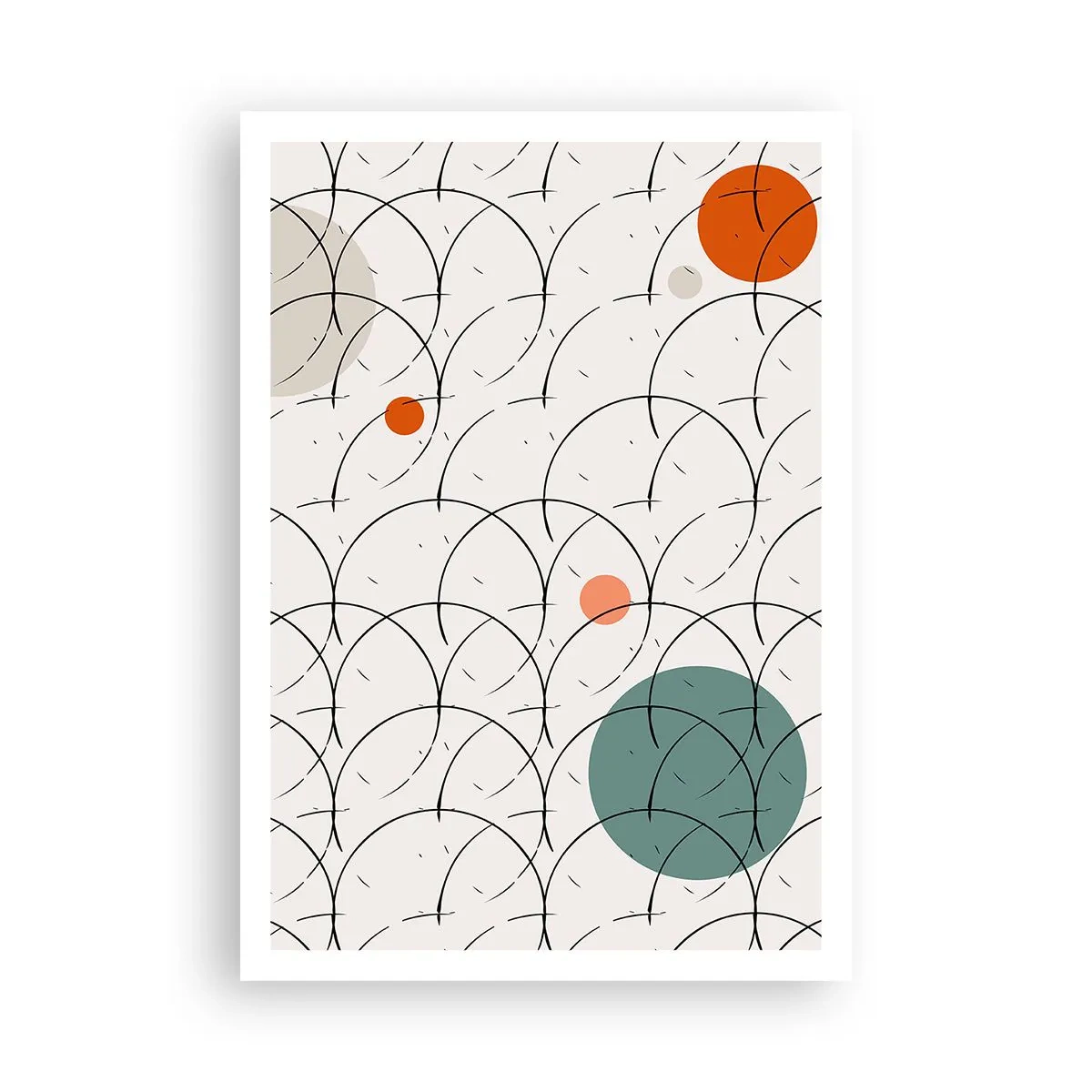 Plakat - W pop-artowym duchu - 70x100 cm