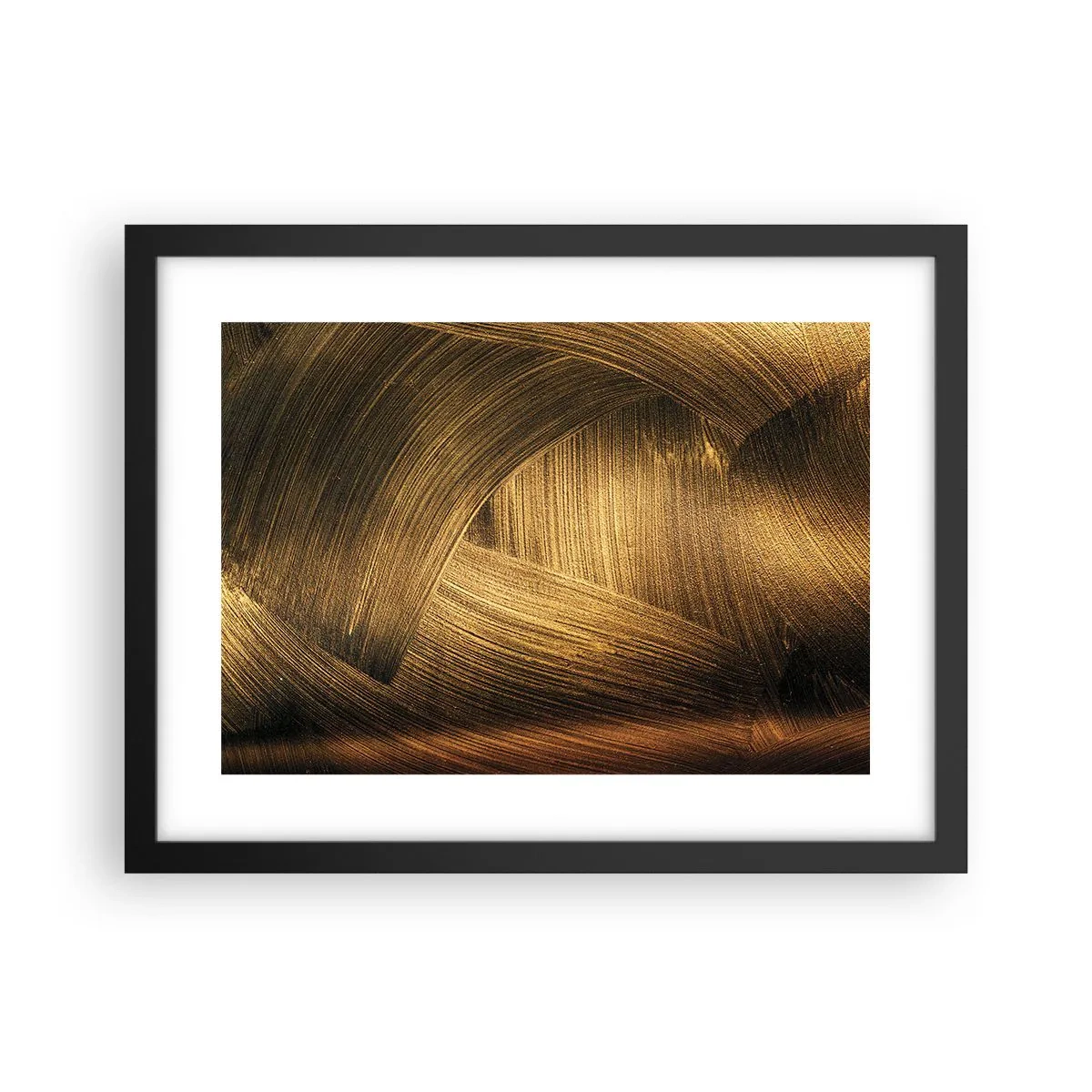 Plakat w czarnej ramie - W złotym labiryncie - 40x30 cm