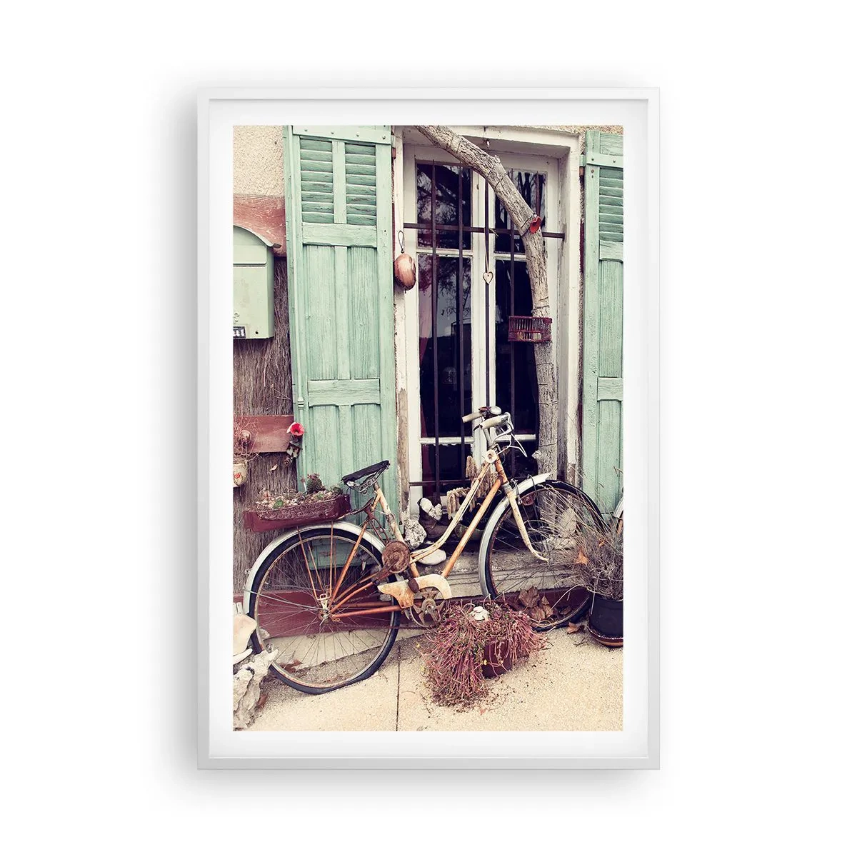 Plakat w białej ramie - Niech żyje prowincja - 61x91 cm