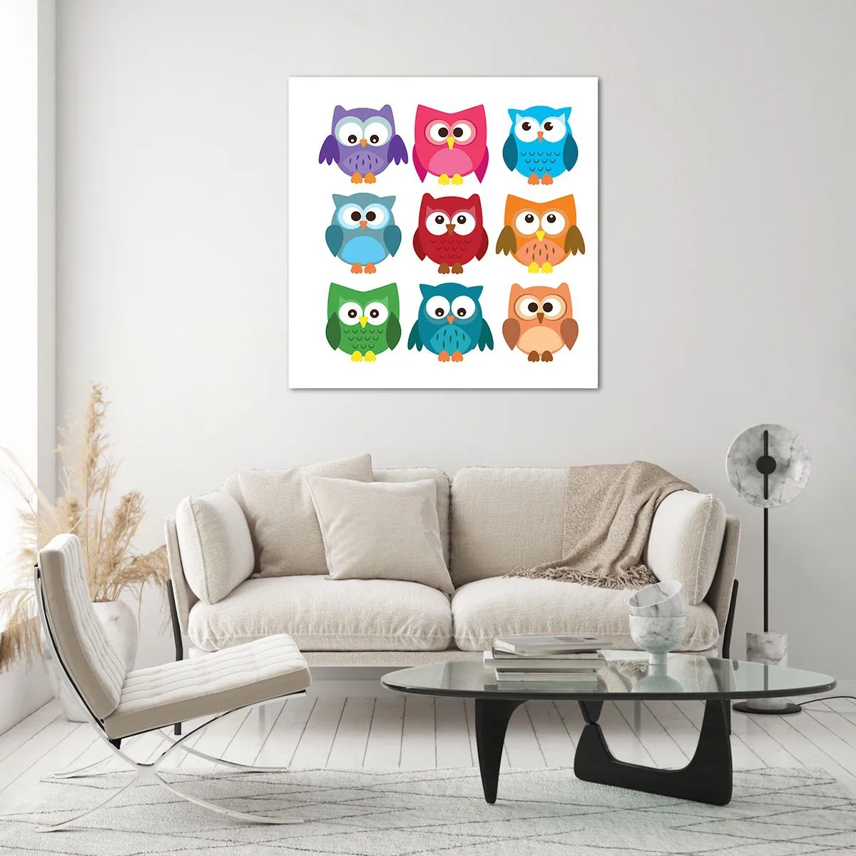 Obraz na szkle - Różnić można się zabawnie - 50x50 cm