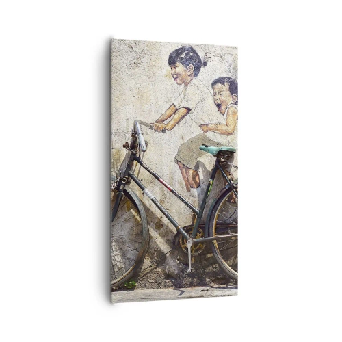 Obraz na płótnie - Prawda czy fałsz? - 65x120 cm