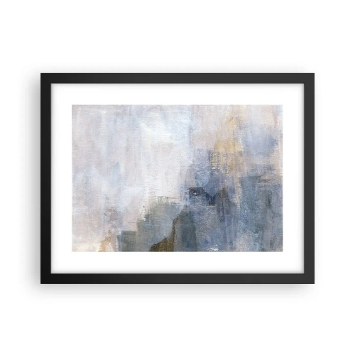 Plakat w czarnej ramie - Tony i akordy barw - 40x30 cm