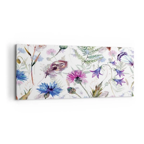 Obraz na płótnie - Polski zielnik - 100x40 cm