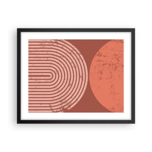 Plakat w czarnej ramie - Bliska relacja - 50x40 cm