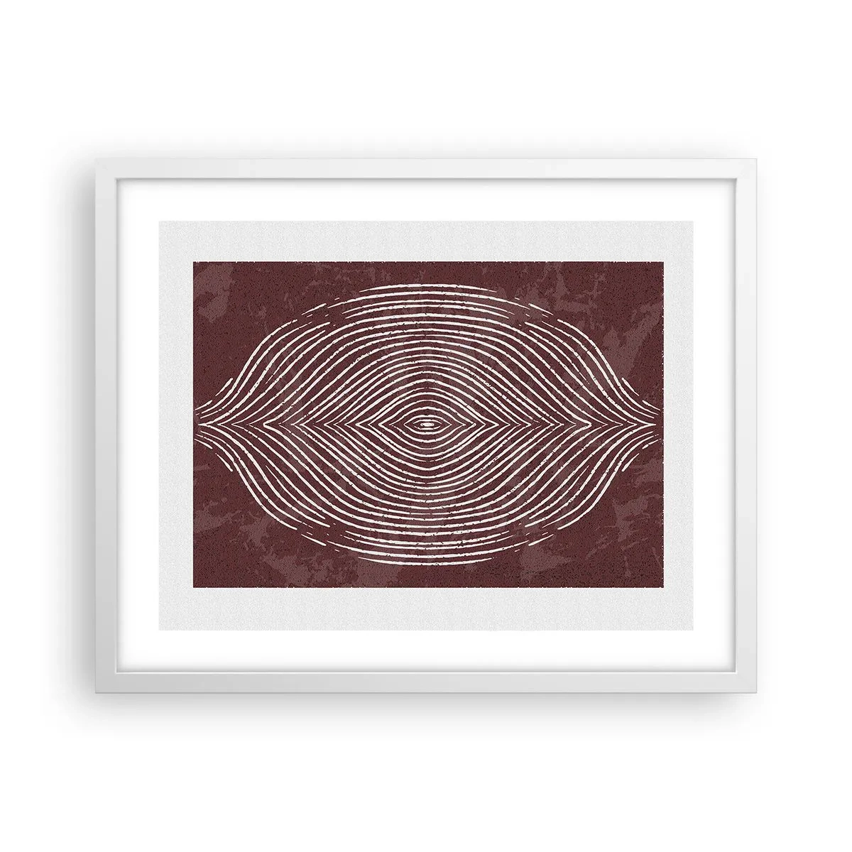 Plakat w białej ramie - Przestrzeń mówi - 50x40 cm