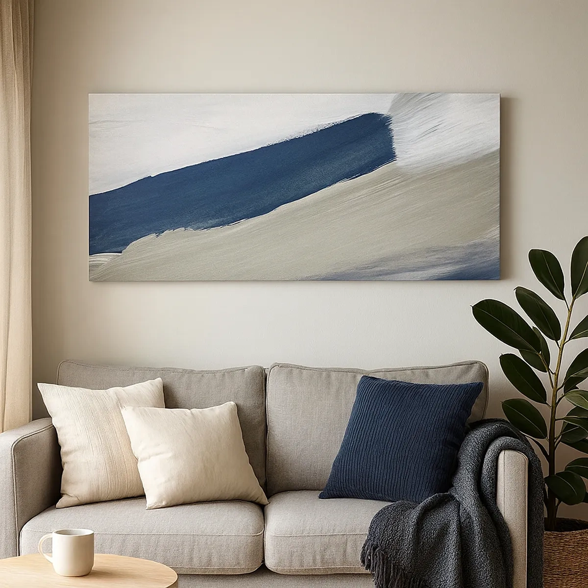 Obraz na płótnie - Spotkanie z bielą - 30x30 cm