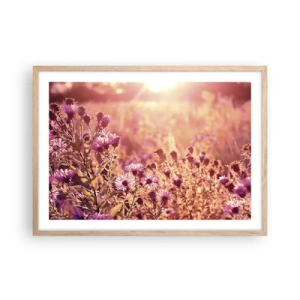 Plakat w ramie jasny dąb - Przed odejściem lata - 70x50 cm