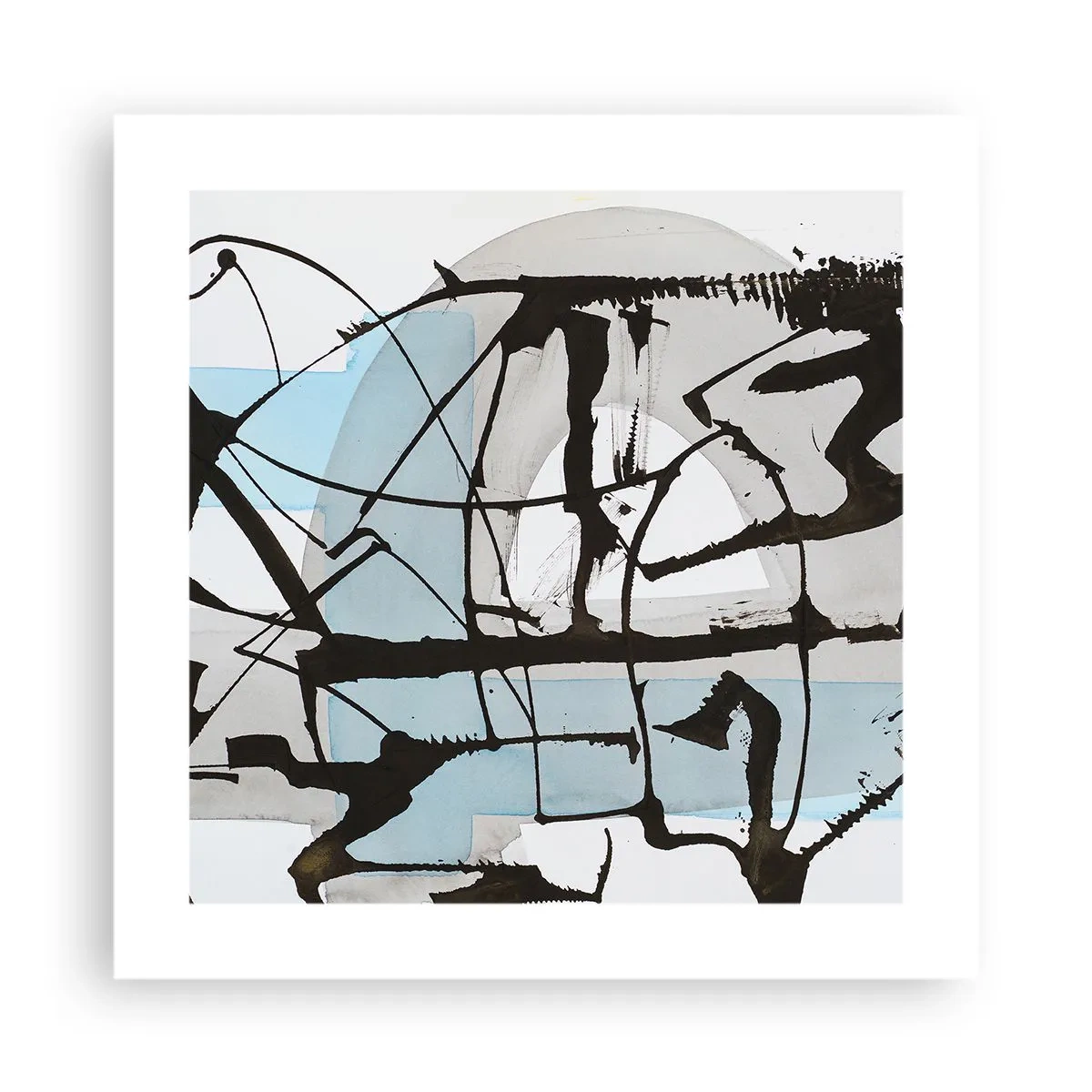 Plakat - Mimo wszystko błękitny - 40x40 cm