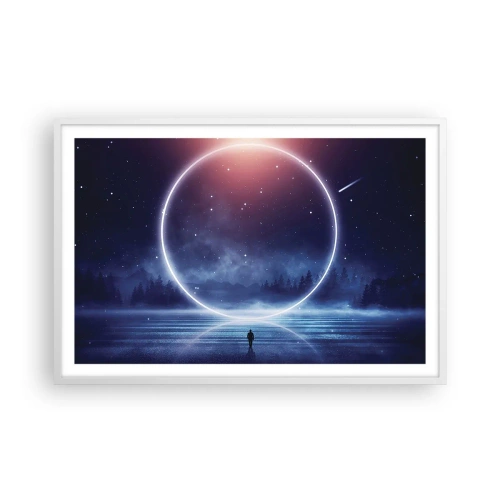 Plakat w białej ramie - Już tu są… - 91x61 cm