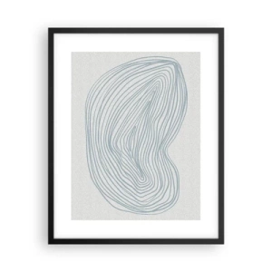 Plakat w czarnej ramie - Uśmiech kropli - 40x50 cm