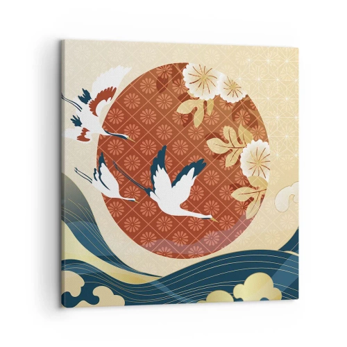 Obraz na płótnie - Japońska baśń - 50x50 cm