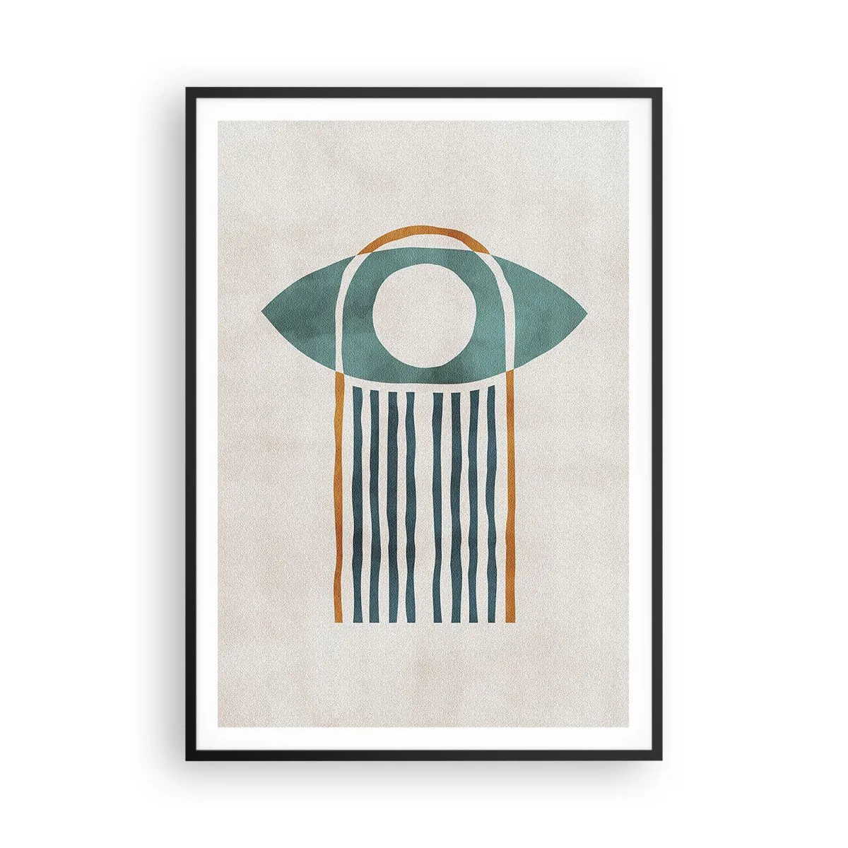 Plakat w czarnej ramie - Znaki i rytuały - 70x100 cm