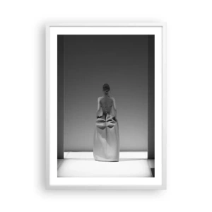 Plakat w białej ramie - Wyrafinowana prostota - 50x70 cm