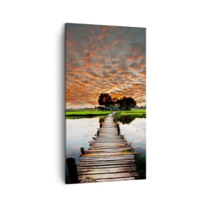 Obraz na płótnie - Rozłóż ramiona - oddychaj  - 45x80 cm