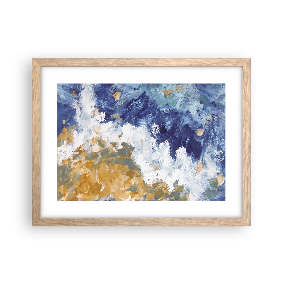 Plakat w ramie jasny dąb - Taniec żywiołów - 40x30 cm