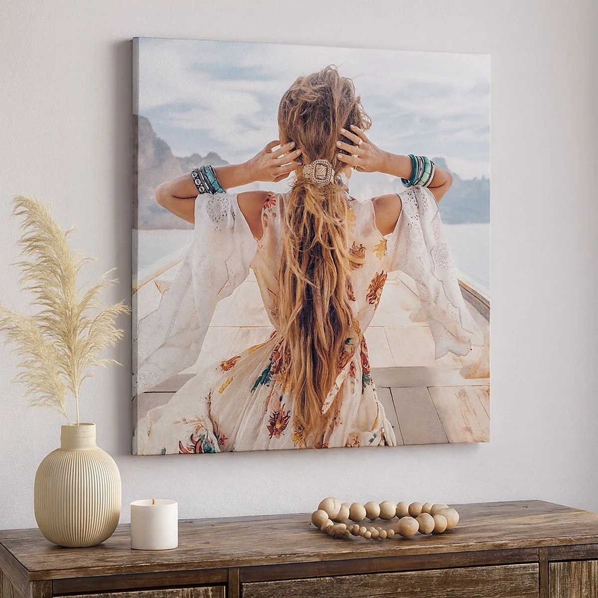 Obraz na płótnie - W drodze ku szczęściu - 30x30 cm