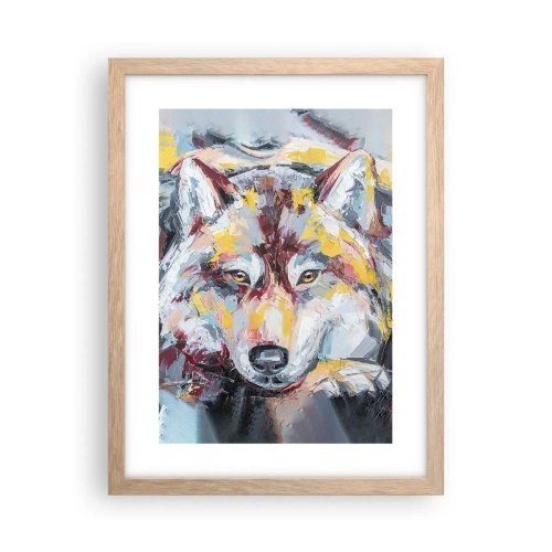Plakat w ramie jasny dąb - Spokój wśród bliskich - 30x40 cm