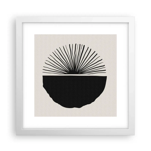 Plakat w białej ramie - Wachlarz możliwości - 30x30 cm