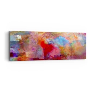 Obraz na płótnie - Zajrzeć do środka tęczy - 90x30 cm