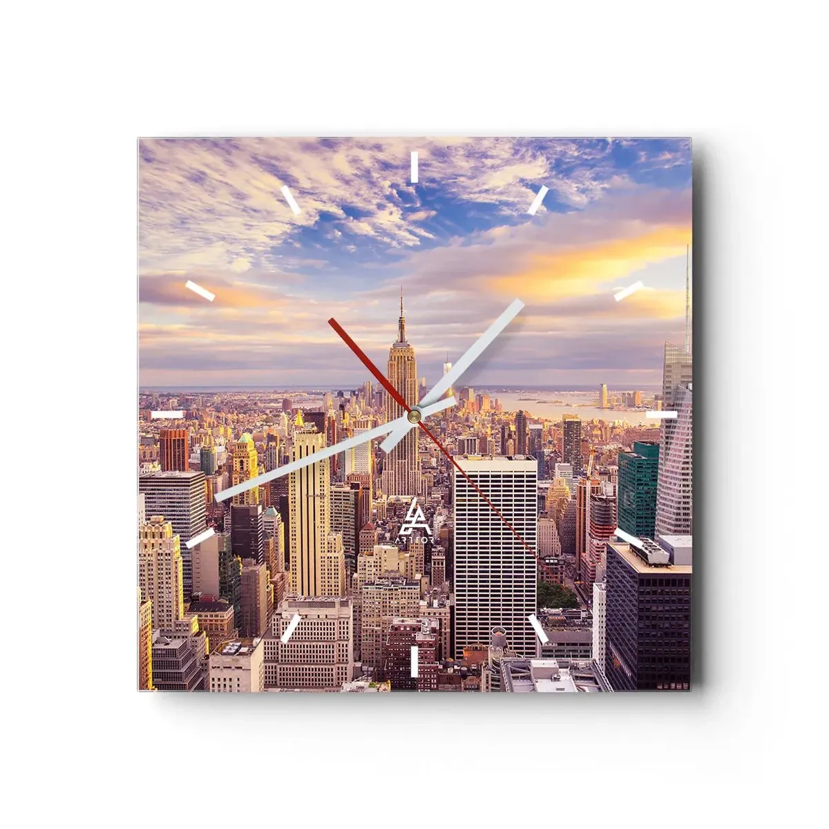 Zegar ścienny - Sięgnąć samych chmur - 40x40 cm