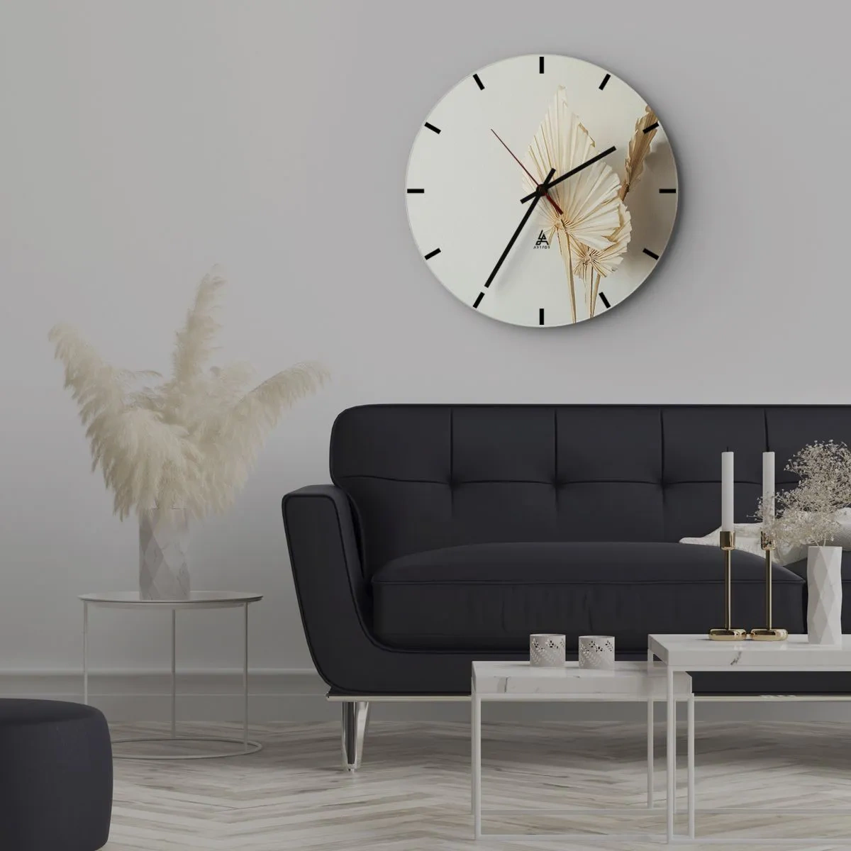 Zegar ścienny - Gdy potrzebne ukojenie - 40x40 cm