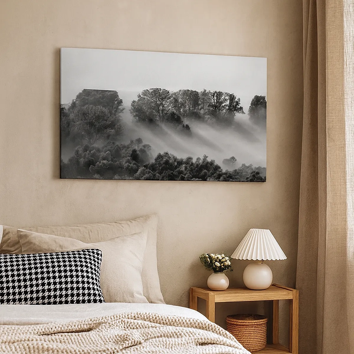 Obraz na płótnie - Wstający ze snu - 30x30 cm