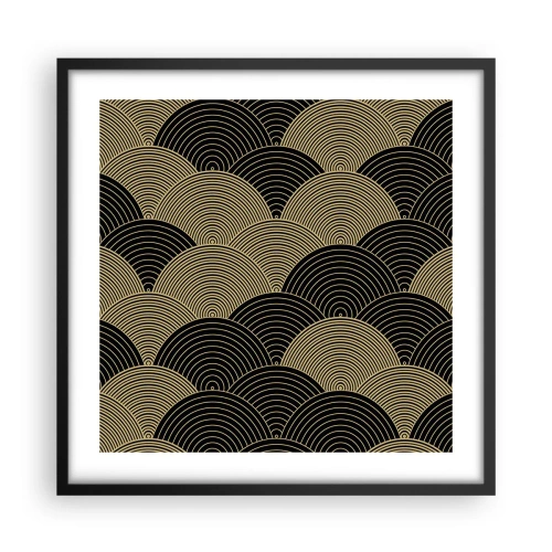 Plakat w czarnej ramie - Jedność w wielości - 50x50 cm